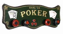 poker coat rack